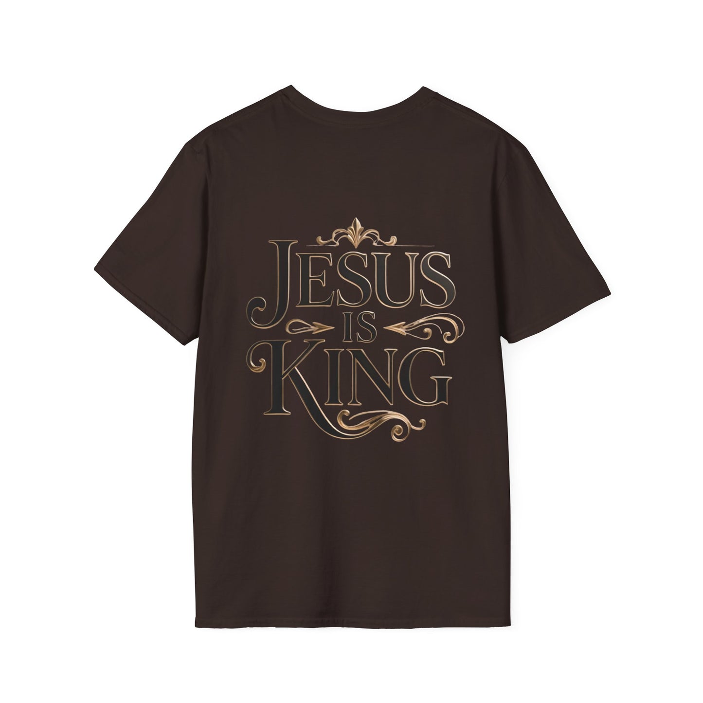 Jesus Is King T-Shirt — Christian Faith Graphic Tee, Inspirational Worship Shirt