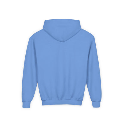 Youth Hoodie — "God Shield" Faith Graphic Pullover