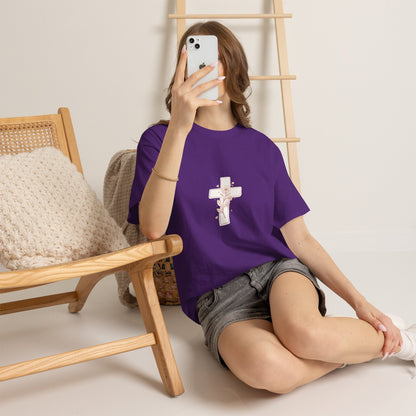 Floral Cross Tee — Delicate Bloom Christian T-Shirt | Meaningful gifts for teens and adults