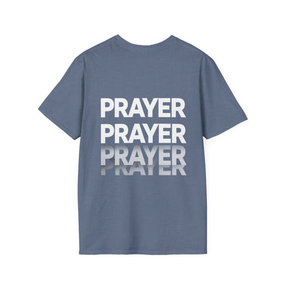 Prayer Repeat T-Shirt | Bold Spiritual Graphic Tee Gift