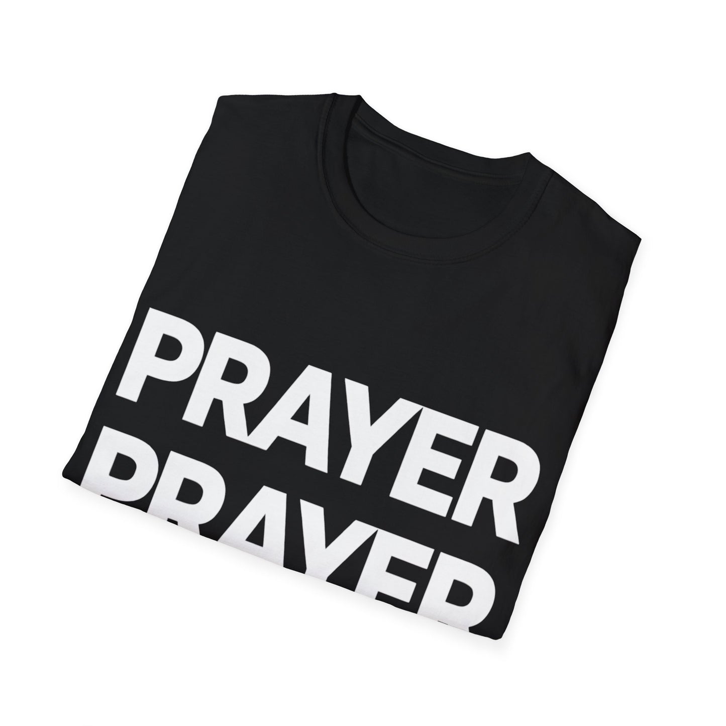 Prayer Repeat T-Shirt | Bold Spiritual Graphic Tee Gift