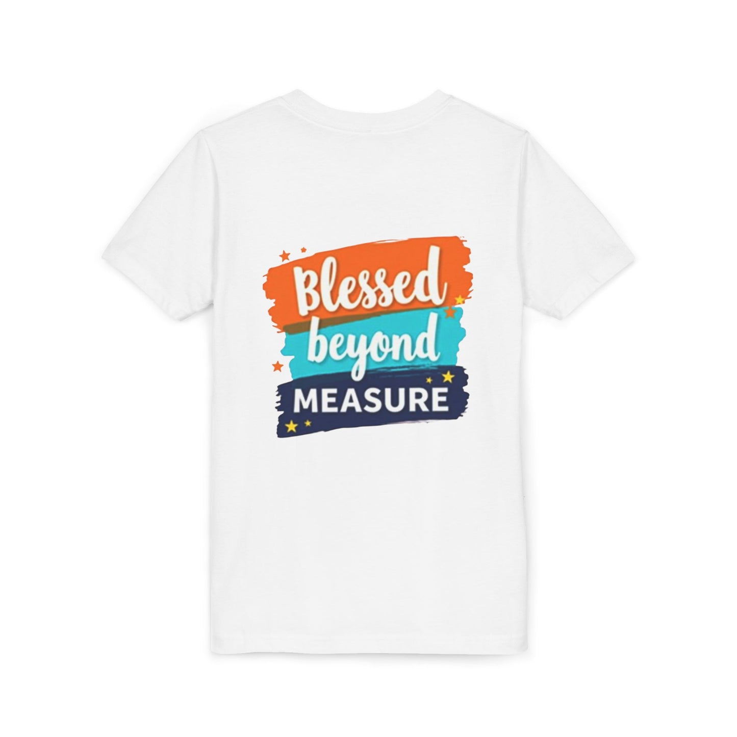 Blessed Beyond Measure Youth Tee | Inspirational Kids Shirt, Faith Design