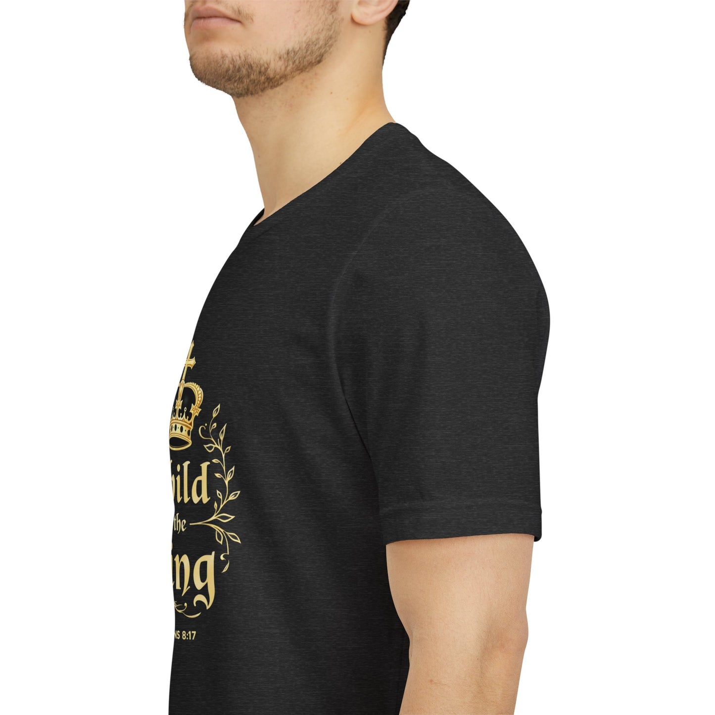 Child of the King T-Shirt | Romans 8:17 Christian Crown Tee | Perfect Gift for Believers  | Thoughtful Christian Gift