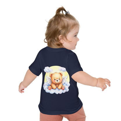 Baby T-Shirt — Personalized "God's Little Angel" Teddy Design