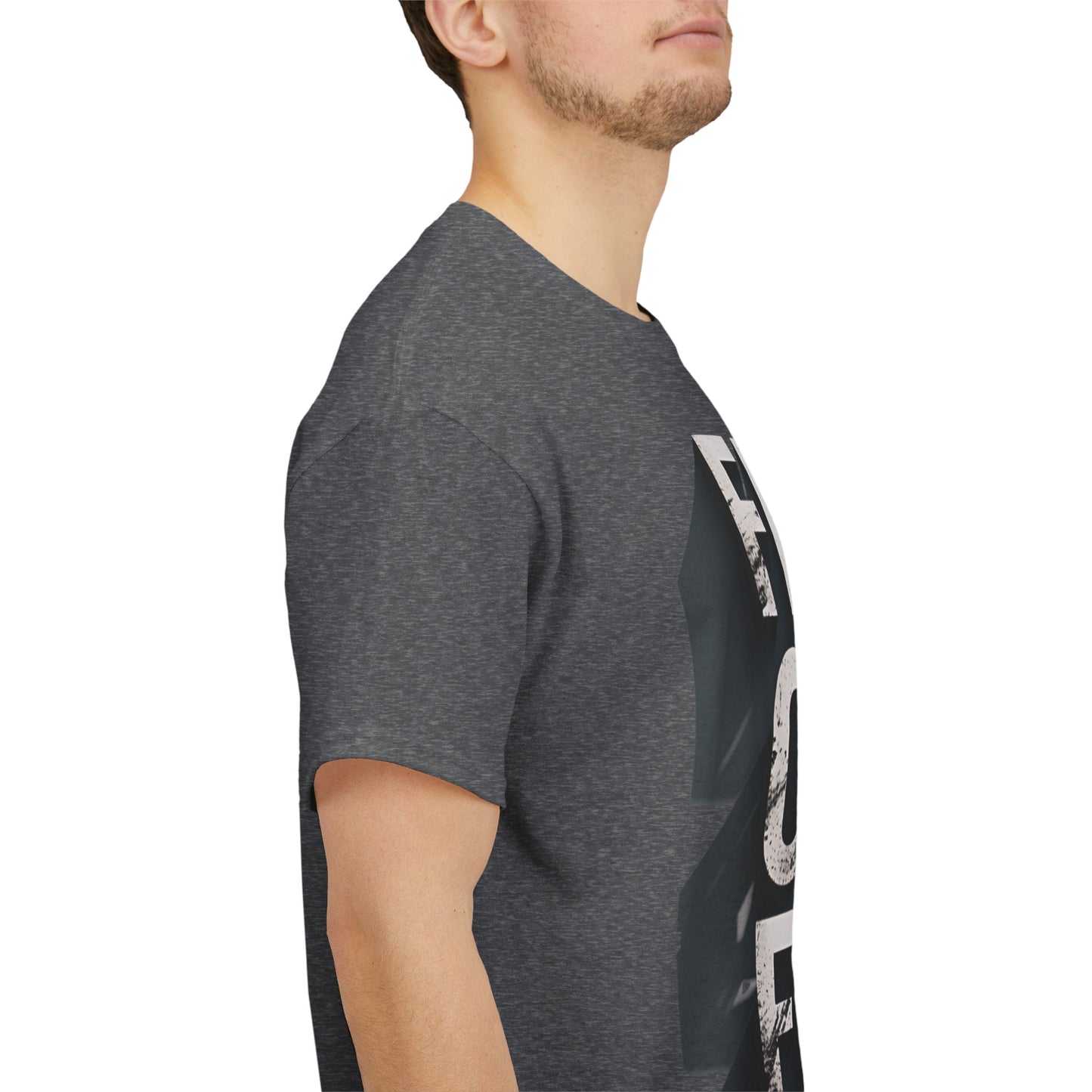 Faith Over Fear Cotton Tee — Distressed Inspirational Graphic