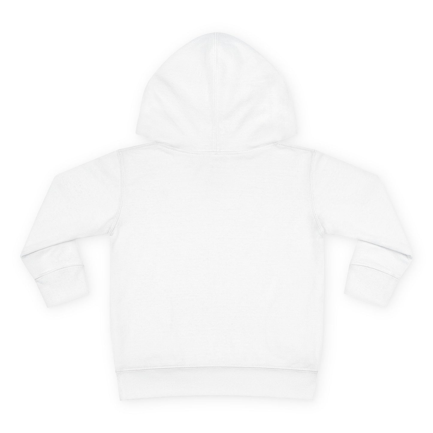 Toddler Hoodie — "Created With Purpose" Rainbow Fingerprint Cross