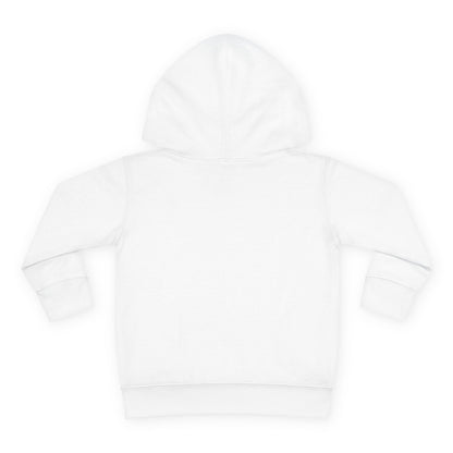 Toddler Hoodie — "Created With Purpose" Rainbow Fingerprint Cross