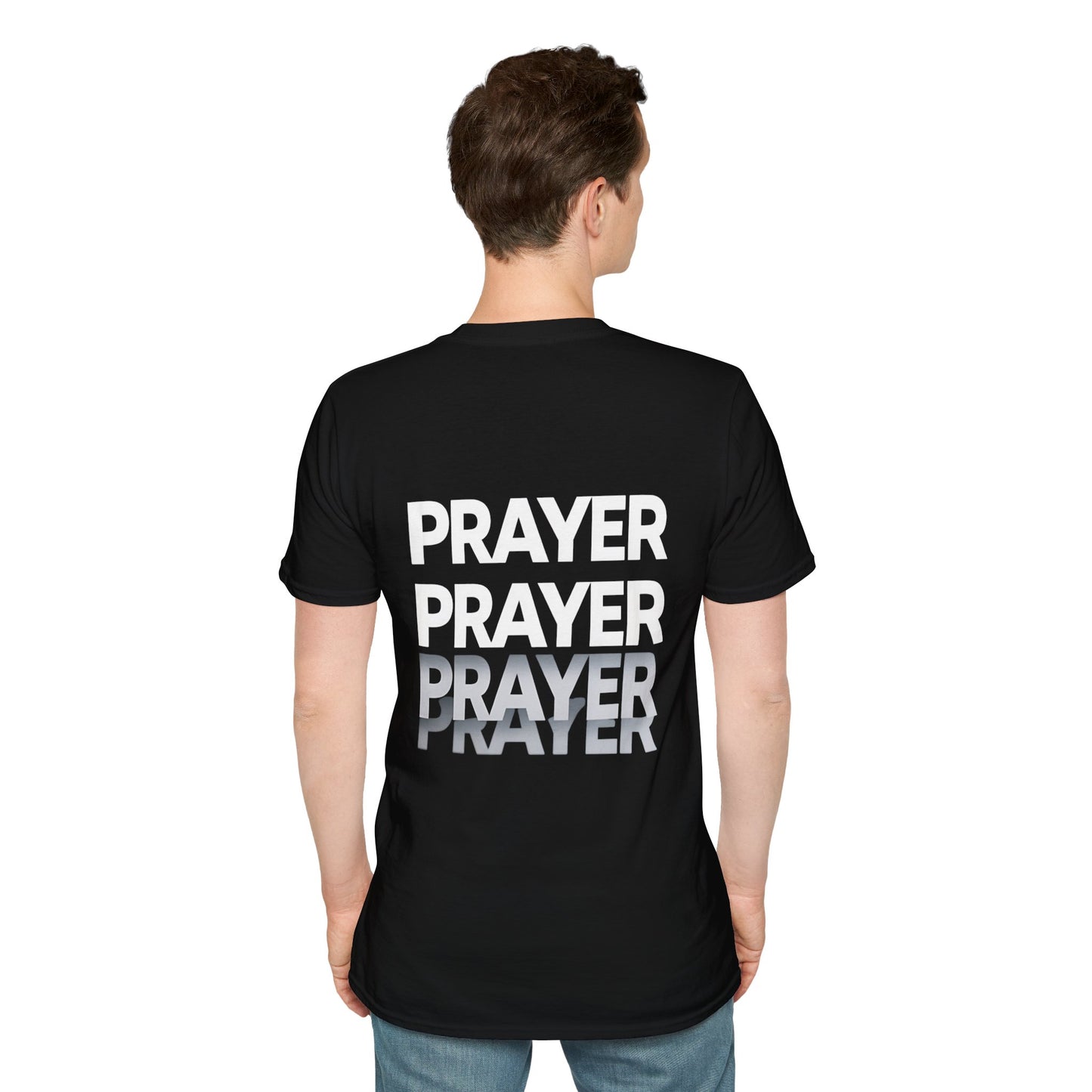 Prayer Repeat T-Shirt | Bold Spiritual Graphic Tee Gift