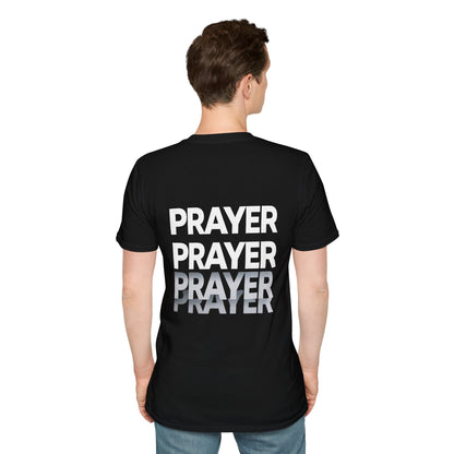 Prayer Repeat T-Shirt | Bold Spiritual Graphic Tee Gift