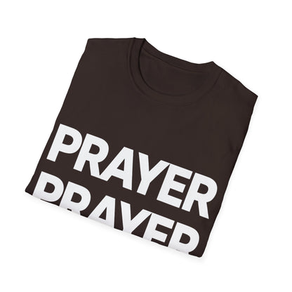 Prayer Repeat T-Shirt | Bold Spiritual Graphic Tee Gift