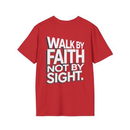 Walk By Faith T-Shirt — Womens/Mens Faith Graphic Tee