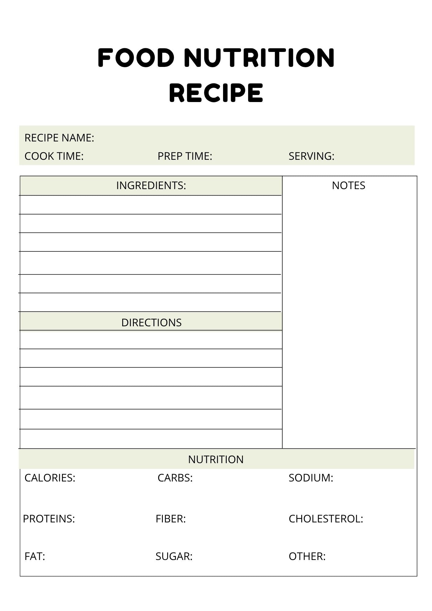 Nutrition Planner  Wellness Starts Within