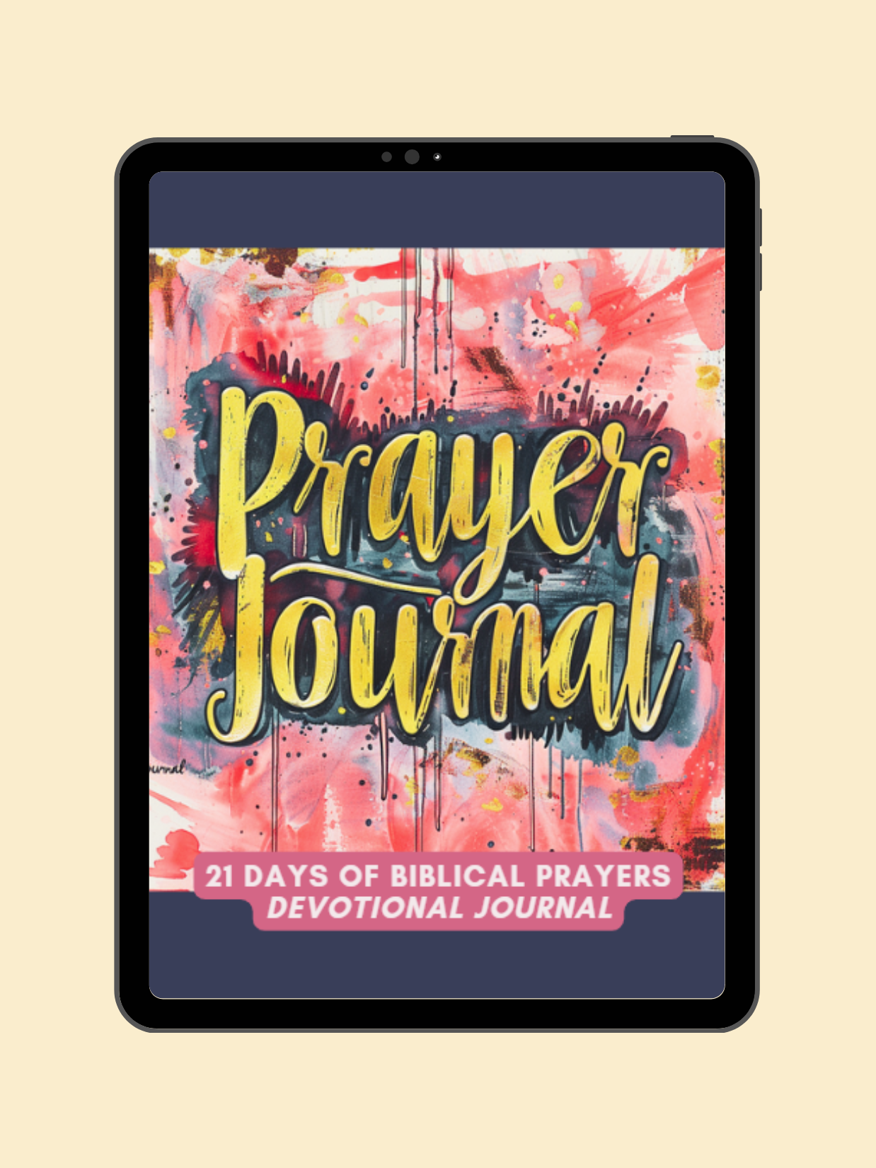 Prayer Journal 21 days of biblical prayers devotional journal | A4 Instant Download | Canva Editable