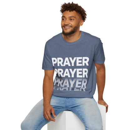 Prayer Repeat T-Shirt | Bold Spiritual Graphic Tee Gift