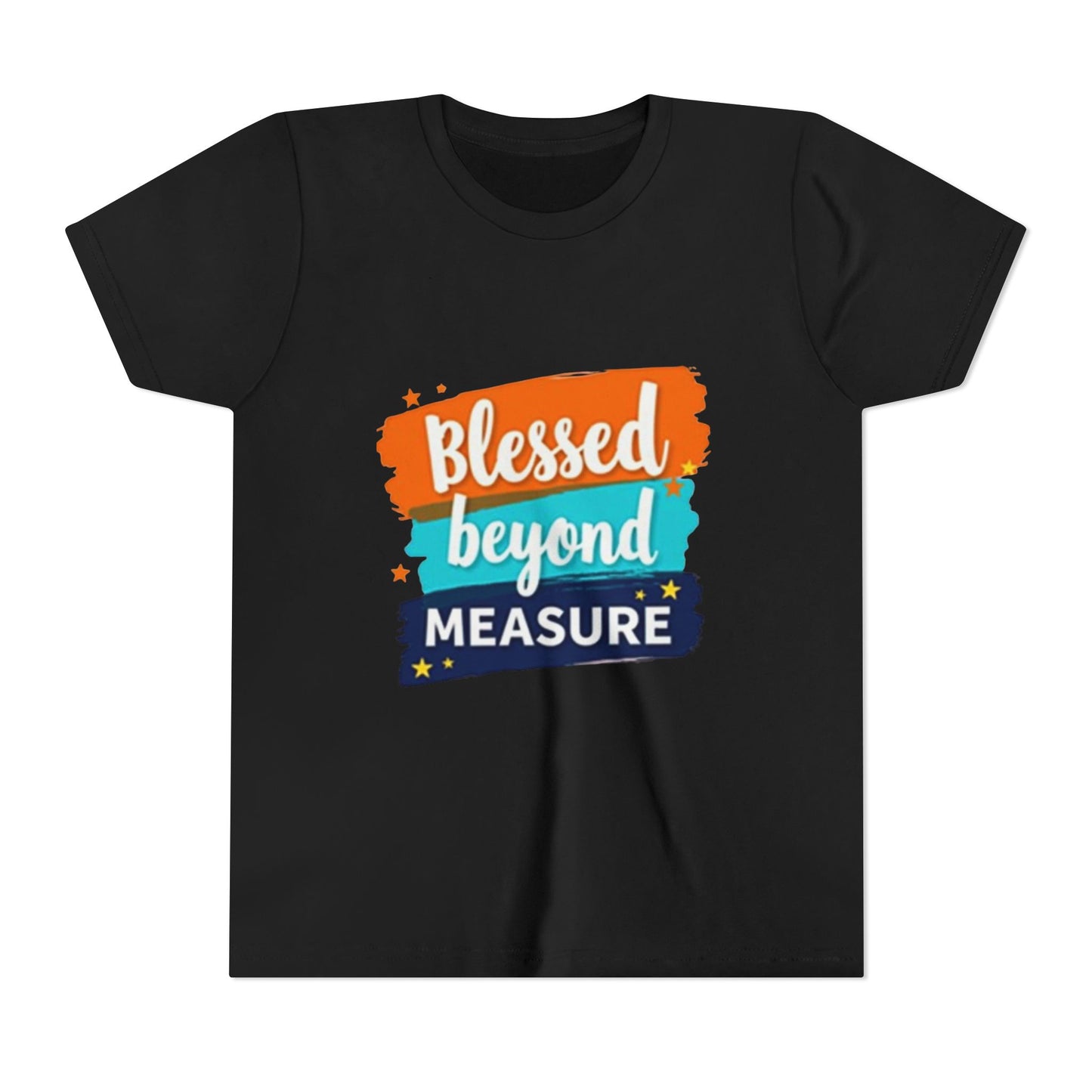 Blessed Beyond Measure Youth Tee | Inspirational Kids Shirt, Faith Design