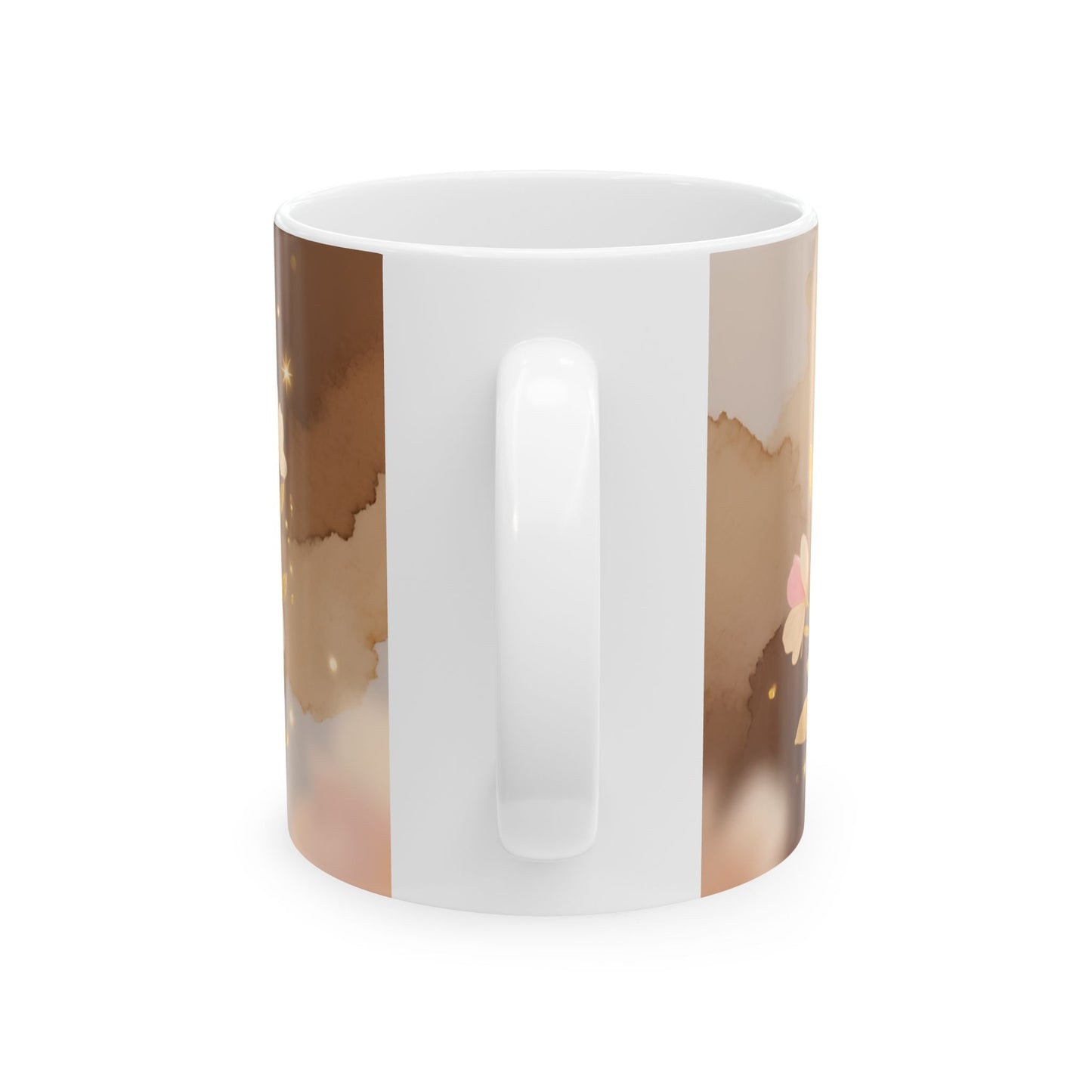 Grace in Every Cup Mug | Floral Script Ceramic Coffee Tea Cup