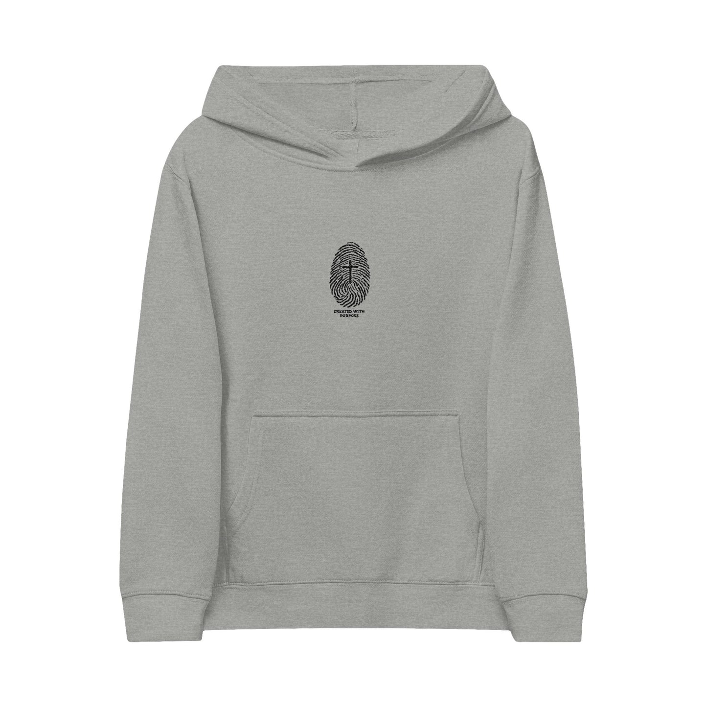 Kids Embroidered Fleece Hoodie — Soft Cozy Layer for Play & Park