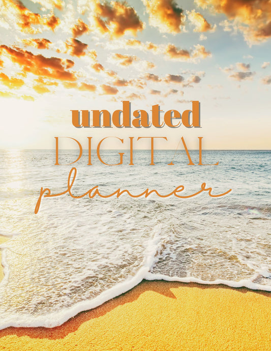 Undated Digital Planner 