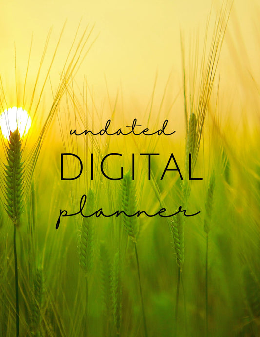 Harvest Digital Planner Cover 