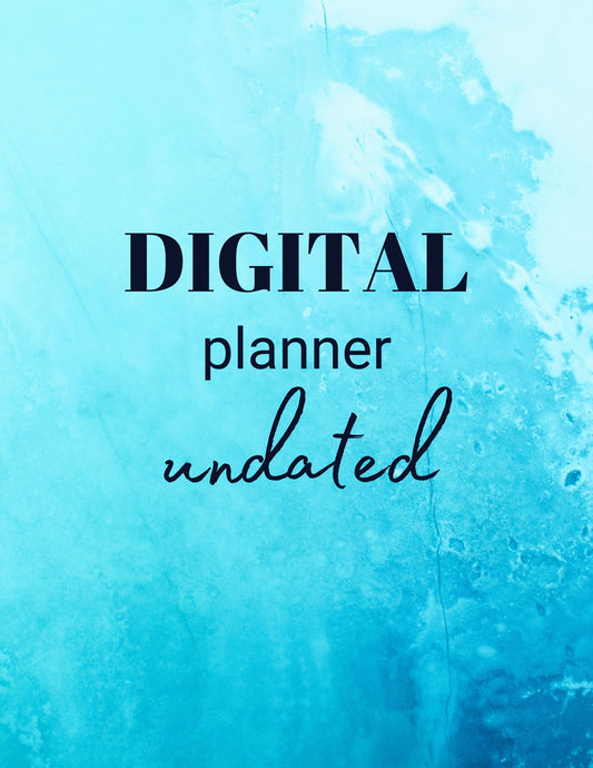 Ocean Blue Edition Digital Planner