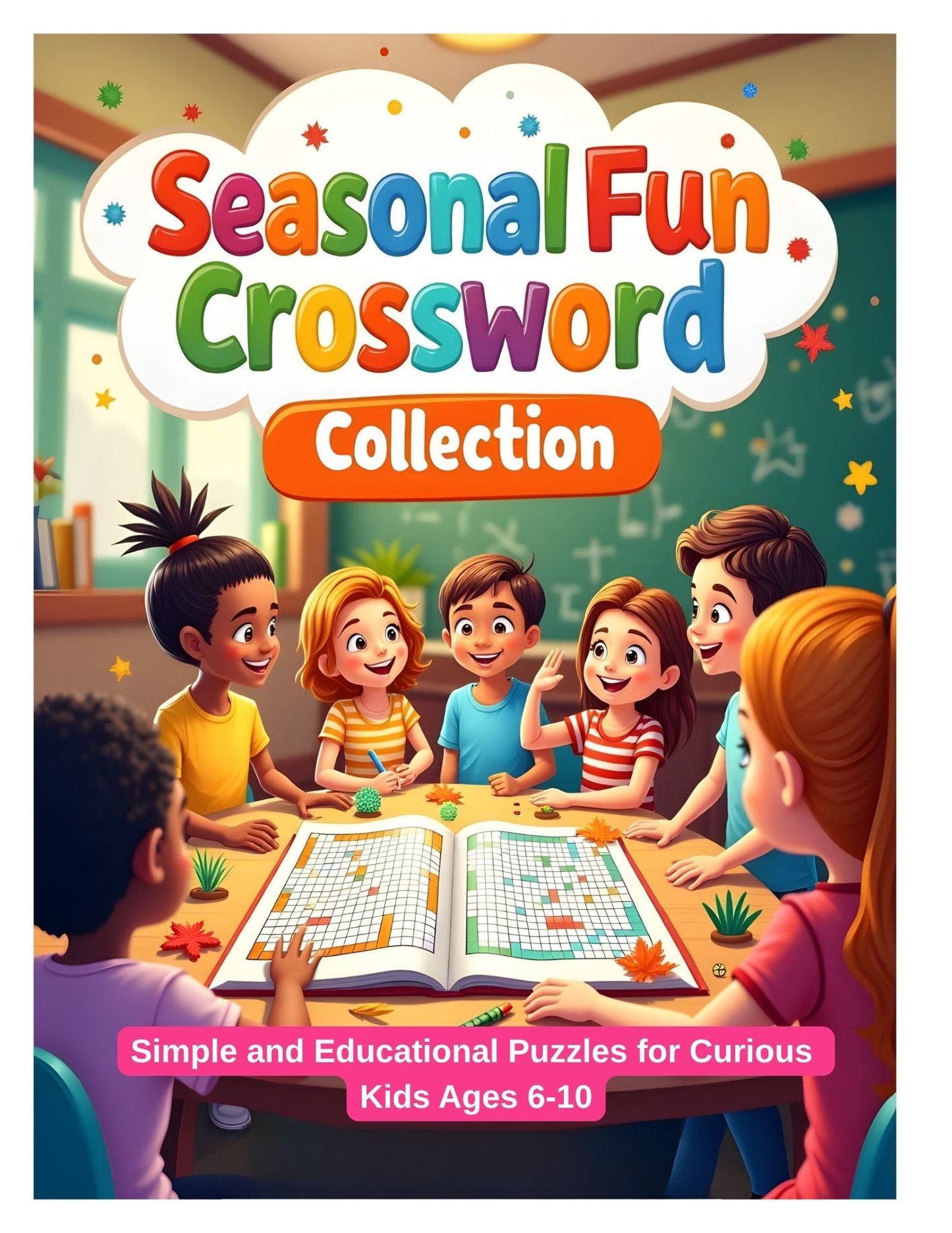 Seasonal Fun Crossword Collection  Celebrate Holidays and Seasons with Engaging Word Puzzles 25+ crossword puzzles Large, easy-to-read layout (8.5 x 11 inches)
