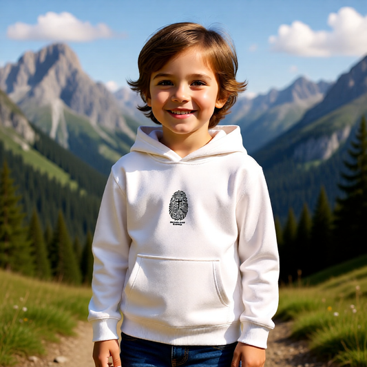 Kids Embroidered Fleece Hoodie — Soft Cozy Layer for Play & Park