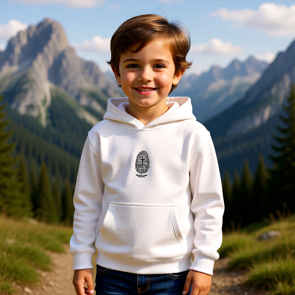 Kids Embroidered Fleece Hoodie — Soft Cozy Layer for Play & Park