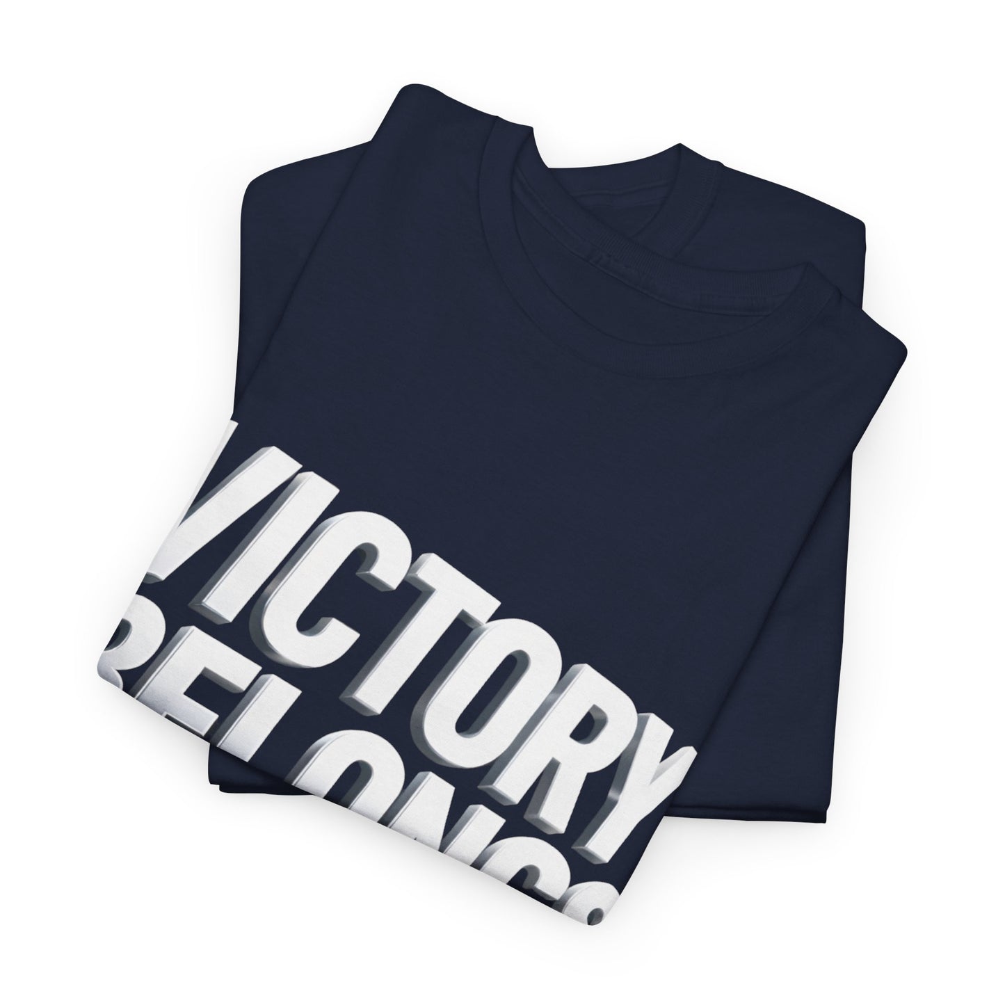Victory Belongs to Jesus T-Shirt — Heavyweight Christian Faith Tee