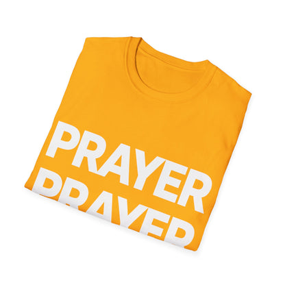 Prayer Repeat T-Shirt | Bold Spiritual Graphic Tee Gift