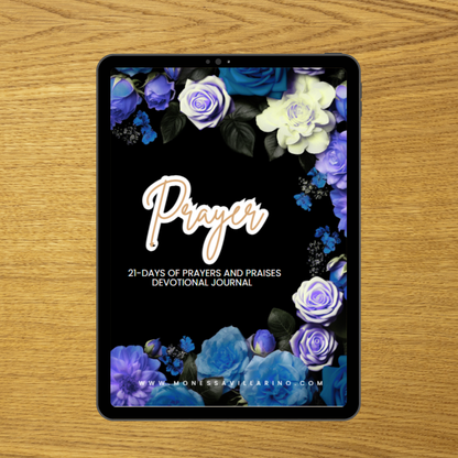 21 Day of Prayer & Praises Devotional Journal | Ebook Digital Download | 8.5 x 11