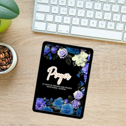 21 Day of Prayer & Praises Devotional Journal | Ebook Digital Download | 8.5 x 11