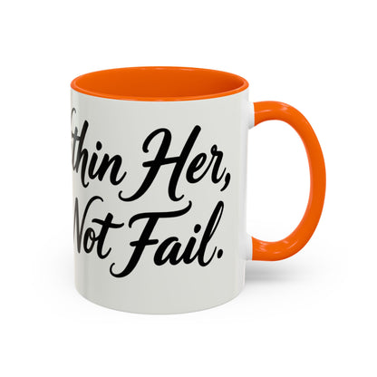 Inspirational Script Coffee Mug — "Strength Lives in Small, Steady Moments" (11/15 oz)