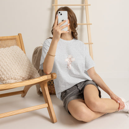 Floral Cross Tee — Delicate Bloom Christian T-Shirt | Meaningful gifts for teens and adults