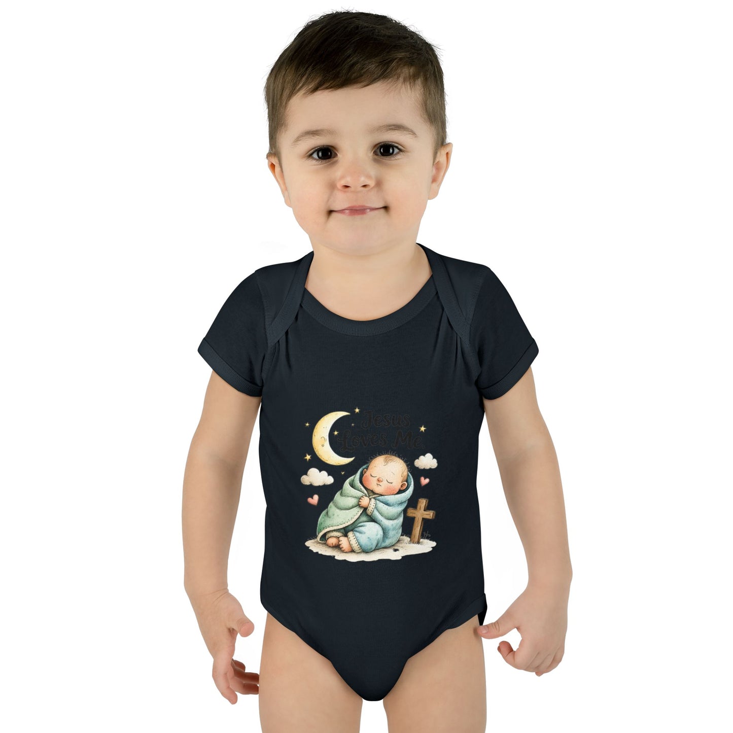 Jesus Loves Me Baby Bodysuit - Infant Christian Onesie for Newborns
