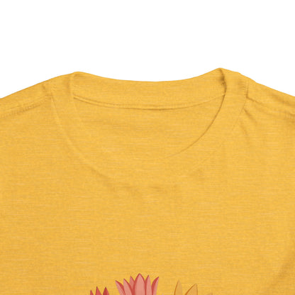 Cute Tulip Floral Christ Tee for Toddlers | Daily Faith Inspiration | Ideal Gift for Kids