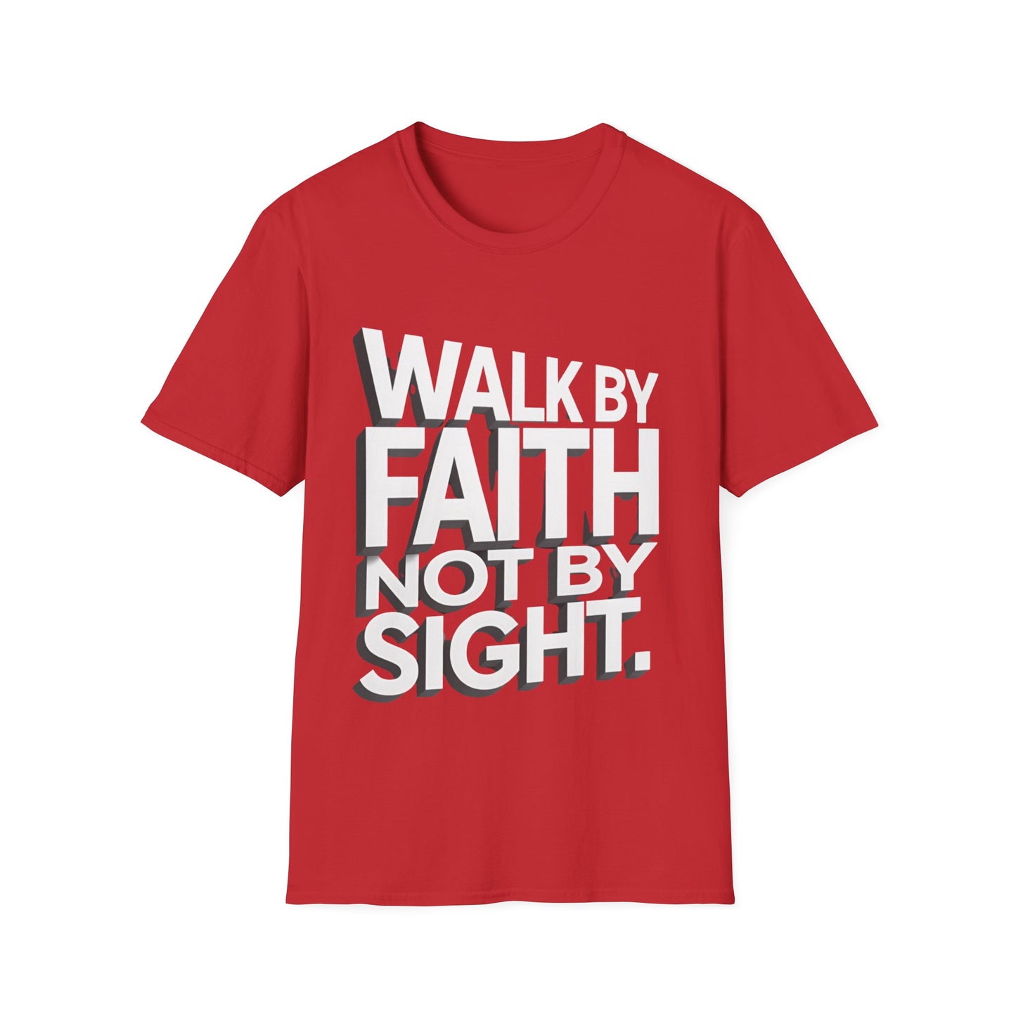 Walk By Faith T-Shirt — Womens/Mens Faith Graphic Tee