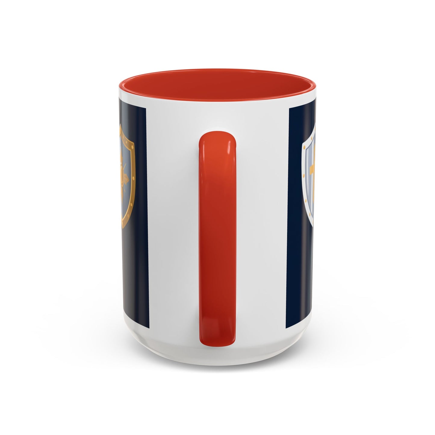 Christian Knight Coffee Mug — “Suit Up Daily” Accent Ceramic Mug