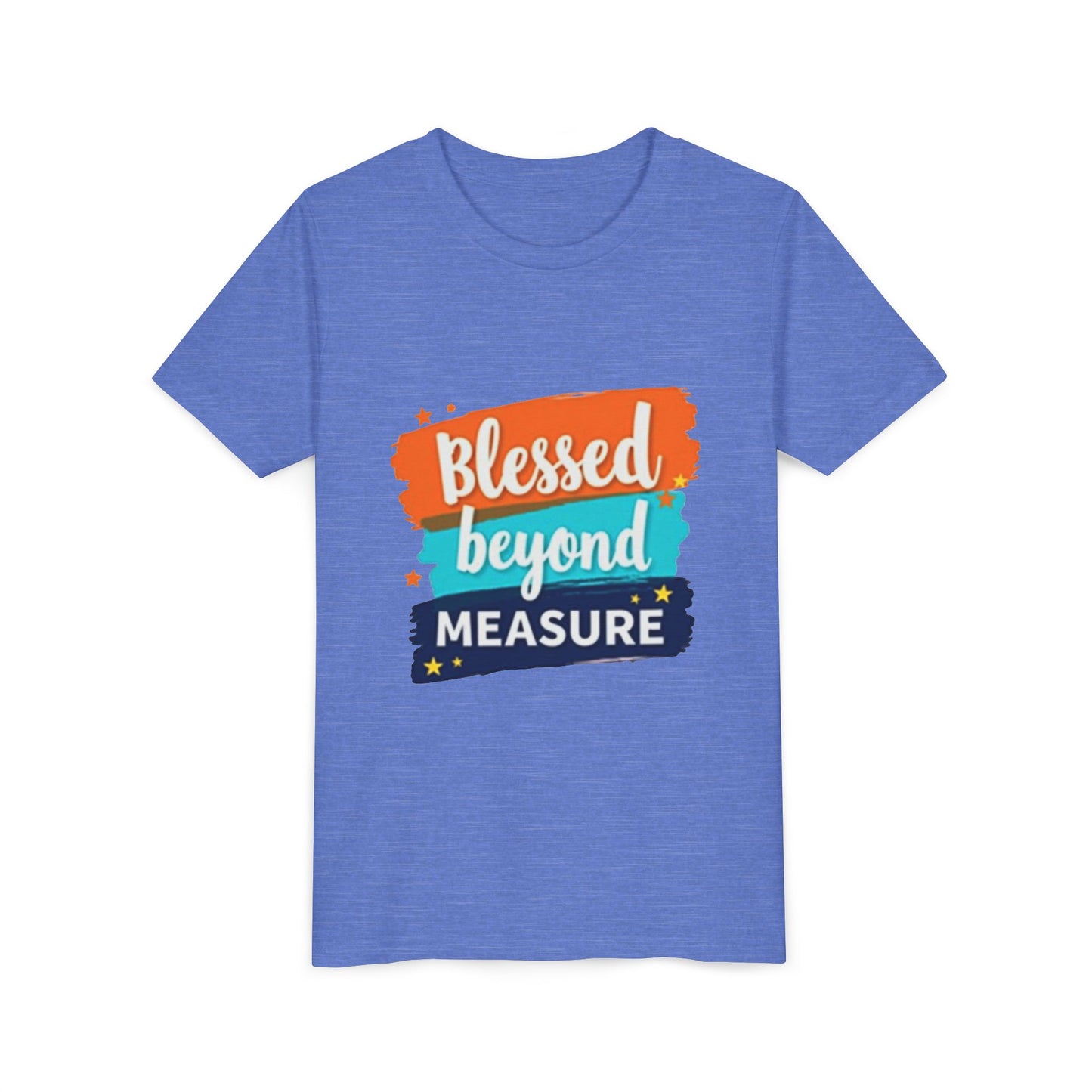 Blessed Beyond Measure Youth Tee | Inspirational Kids Shirt, Faith Design