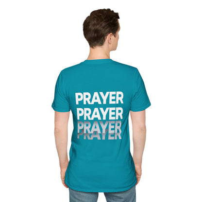 Prayer Repeat T-Shirt | Bold Spiritual Graphic Tee Gift