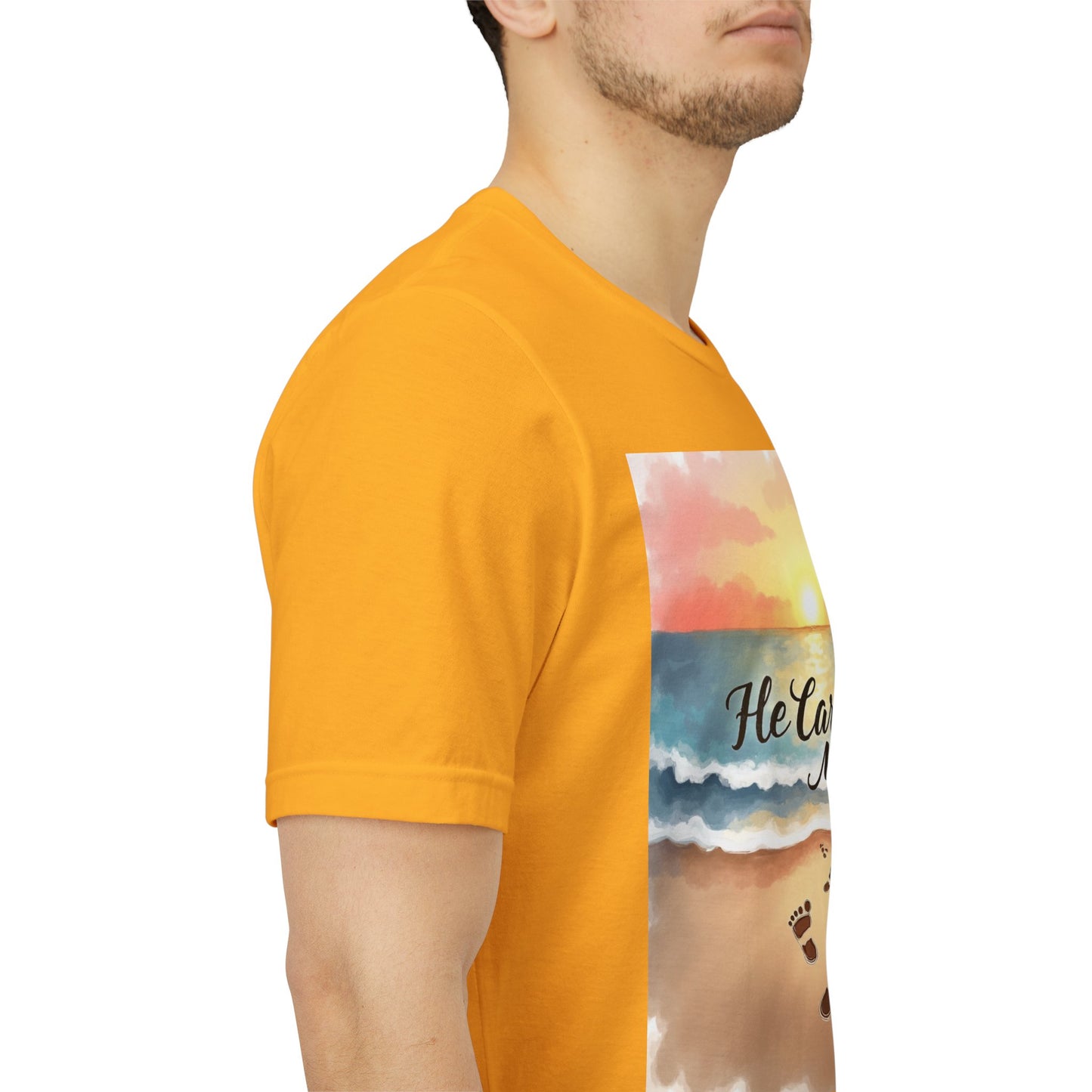 He Carried Me Scripture Tee | Inspirational Christian Faith Shirt