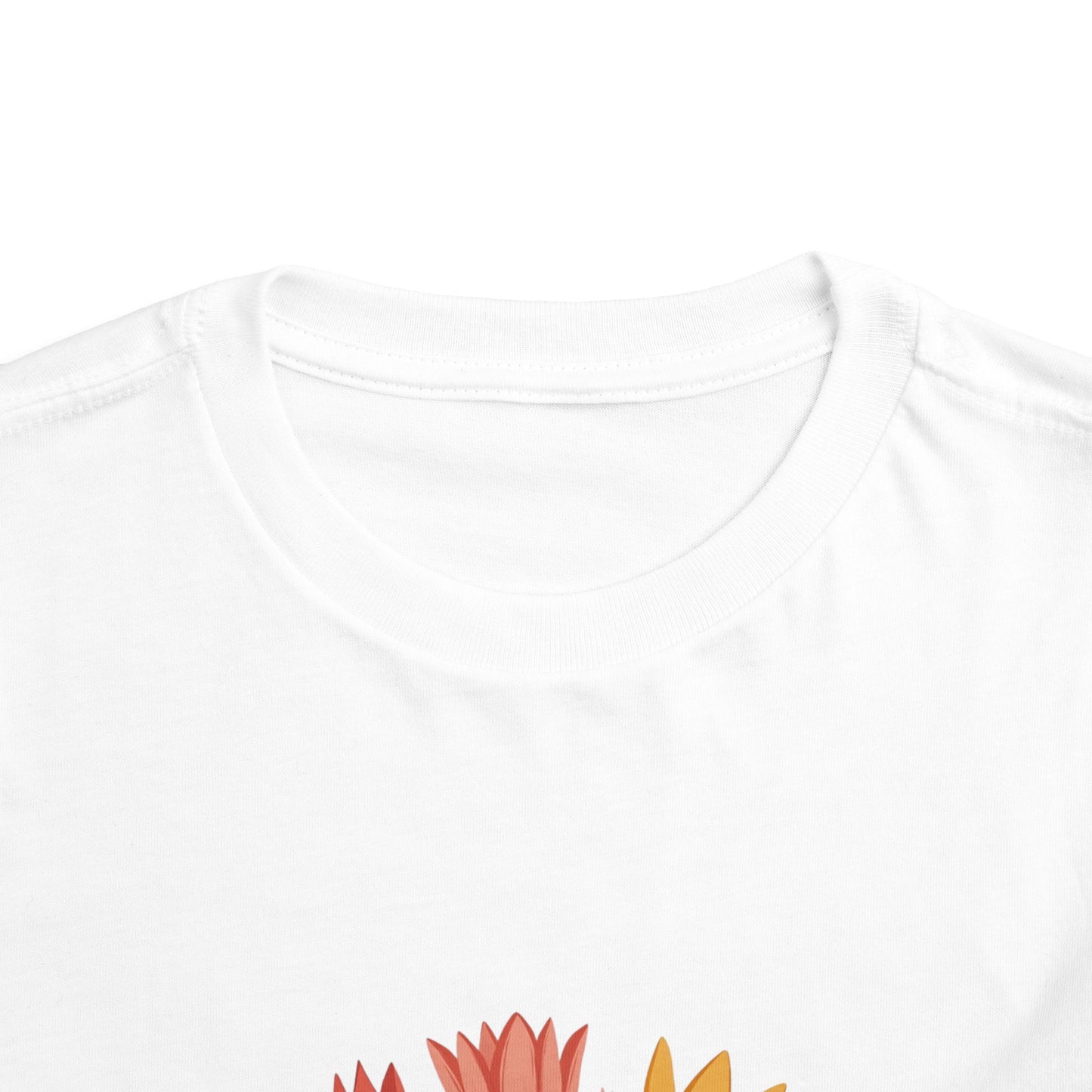 Cute Tulip Floral Christ Tee for Toddlers | Daily Faith Inspiration | Ideal Gift for Kids