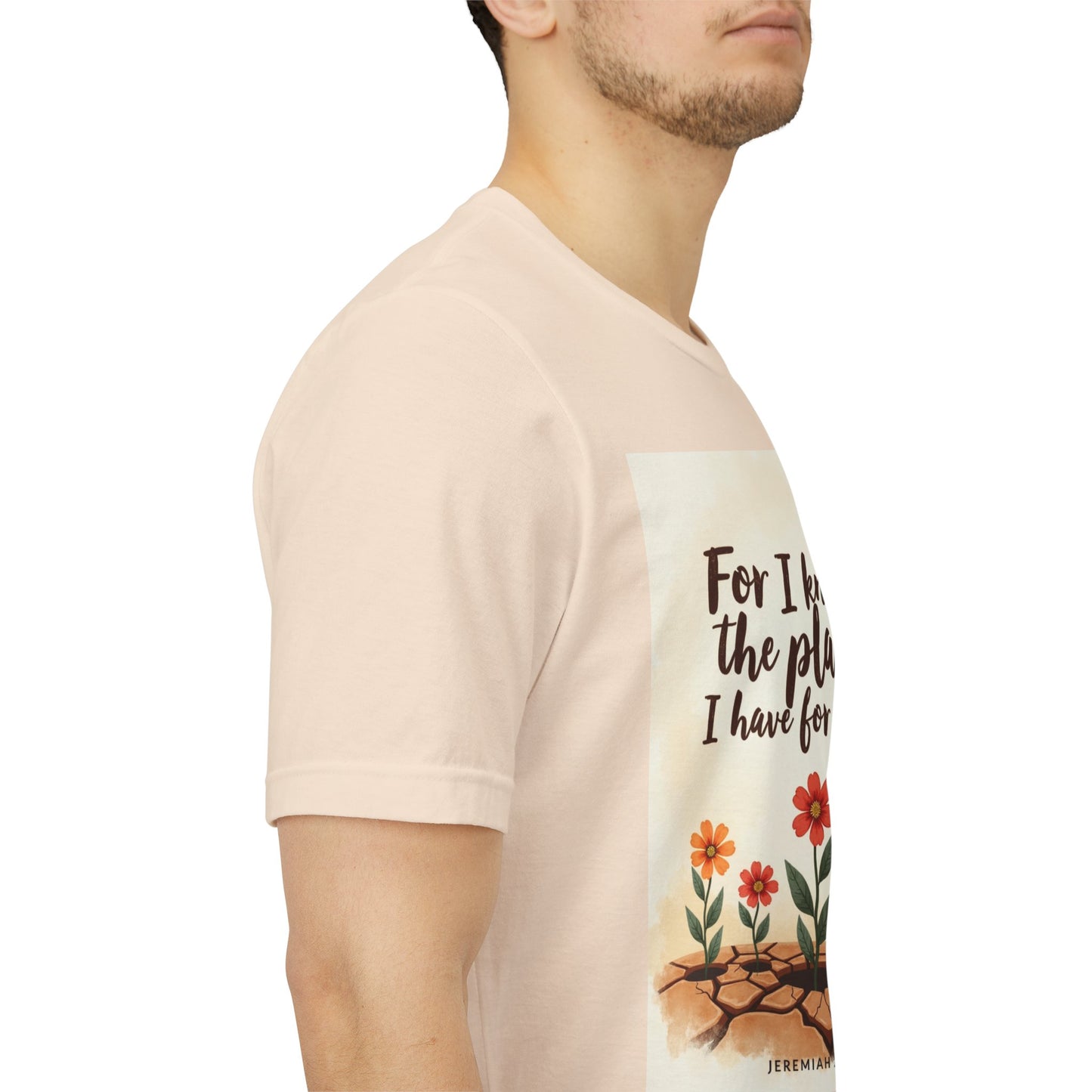 For I Know The Plans I Have For You tee | Jeremiah 29:11 floral roots scripture shirt | Meaningful Gift for Teens and Adults