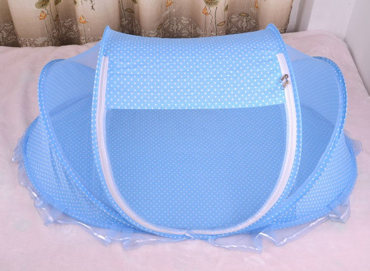 Foldable Baby Bed Net With Pillow Net 2pieces Set 8fbaf671745787dc07fc6871252fdc60