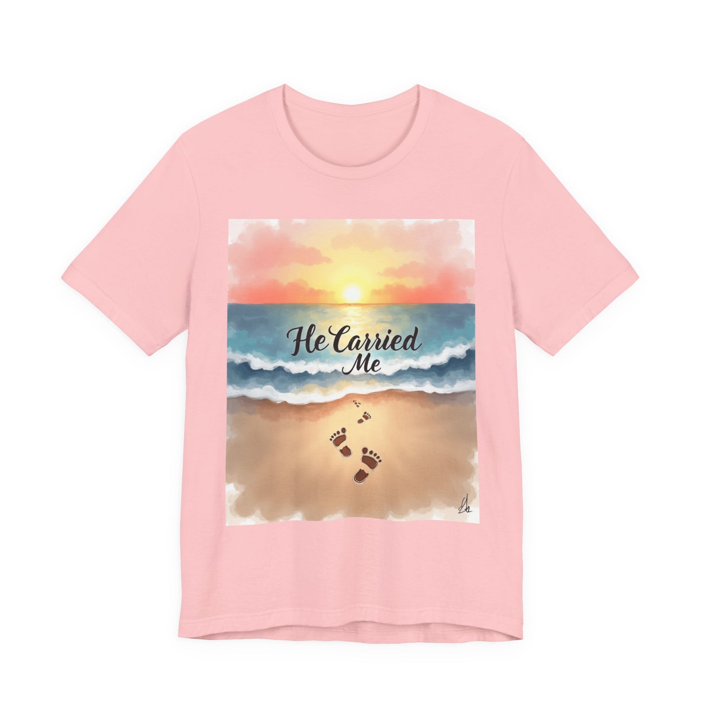 He Carried Me Scripture Tee | Inspirational Christian Faith Shirt