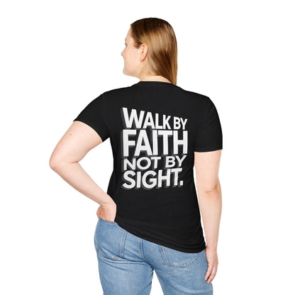 Walk By Faith T-Shirt — Womens/Mens Faith Graphic Tee