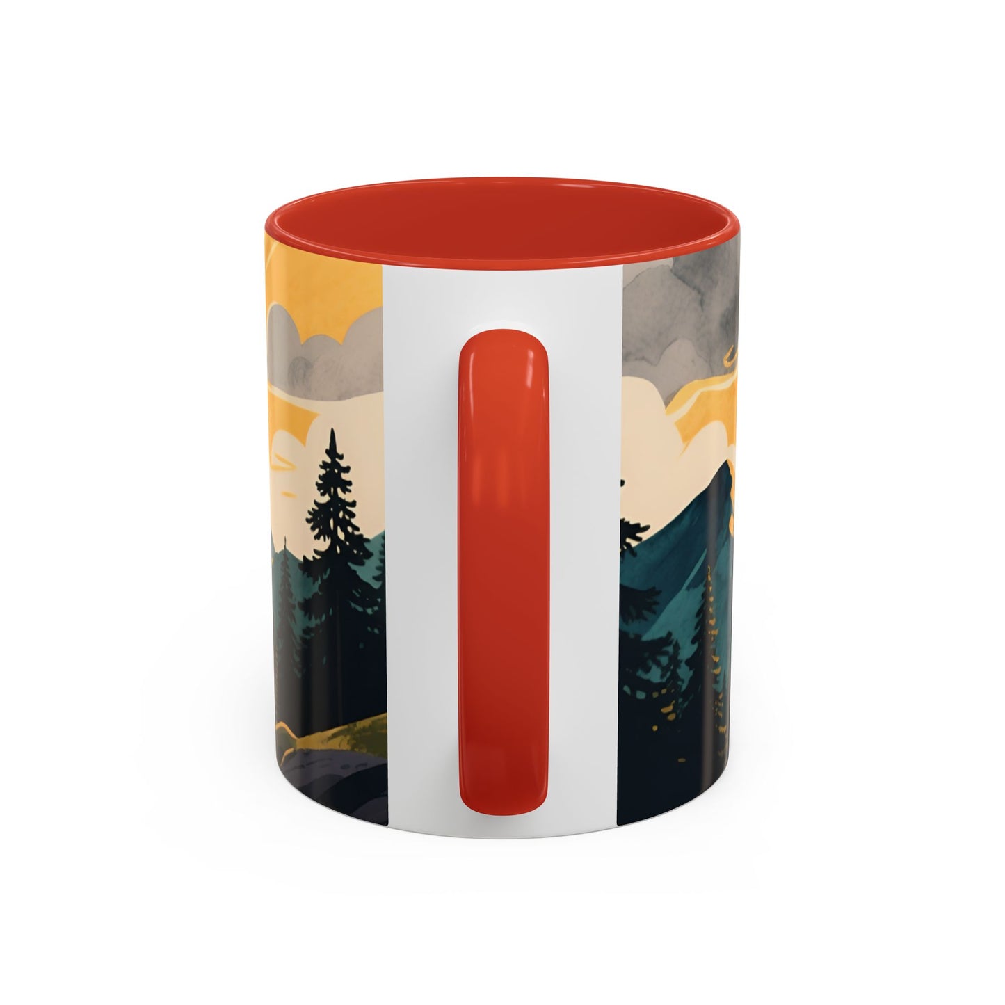 Faith Can Move Mountains Coffee Mug — Matthew 17:20 Inspirational Accent Mug