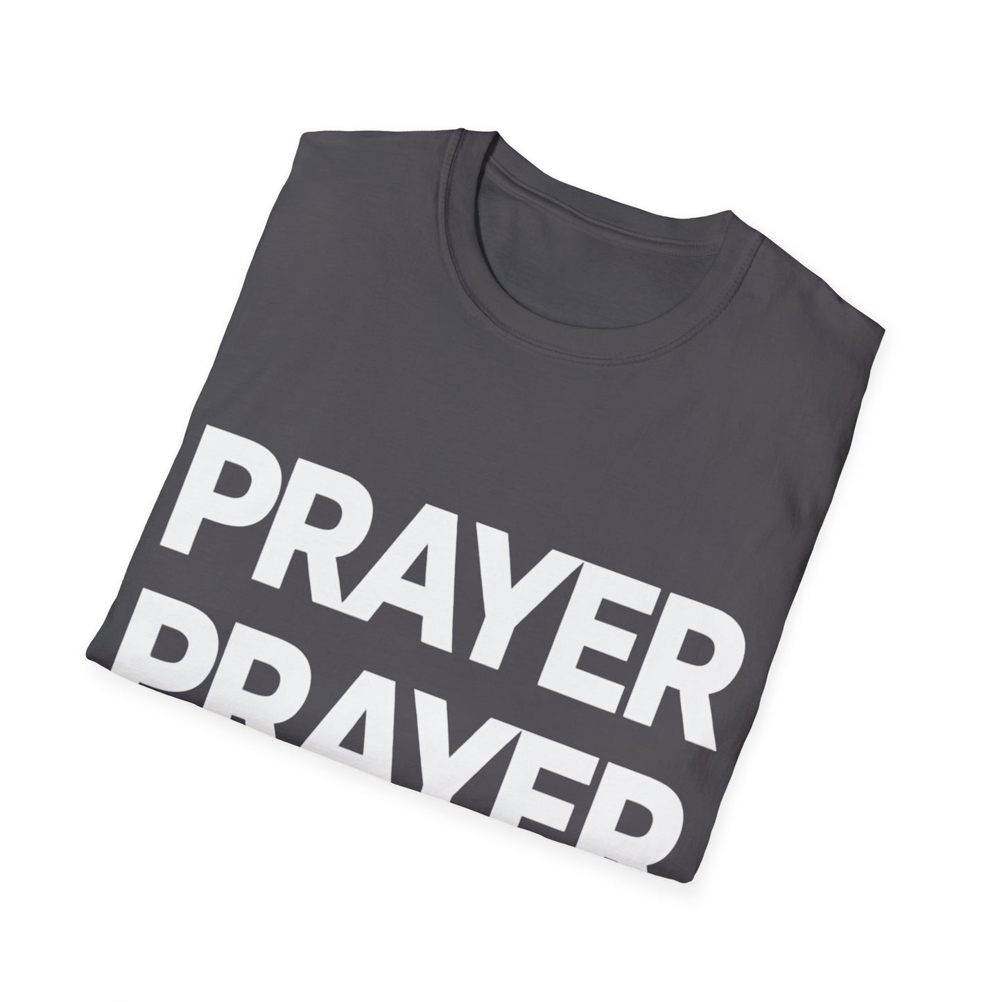 Prayer Repeat T-Shirt | Bold Spiritual Graphic Tee Gift