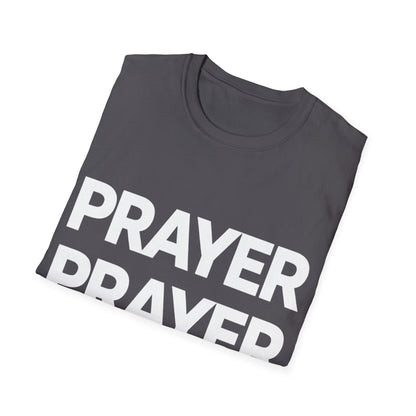 Prayer Repeat T-Shirt | Bold Spiritual Graphic Tee Gift