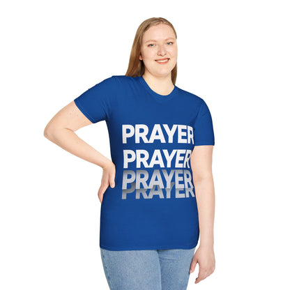 Prayer Repeat T-Shirt | Bold Spiritual Graphic Tee Gift