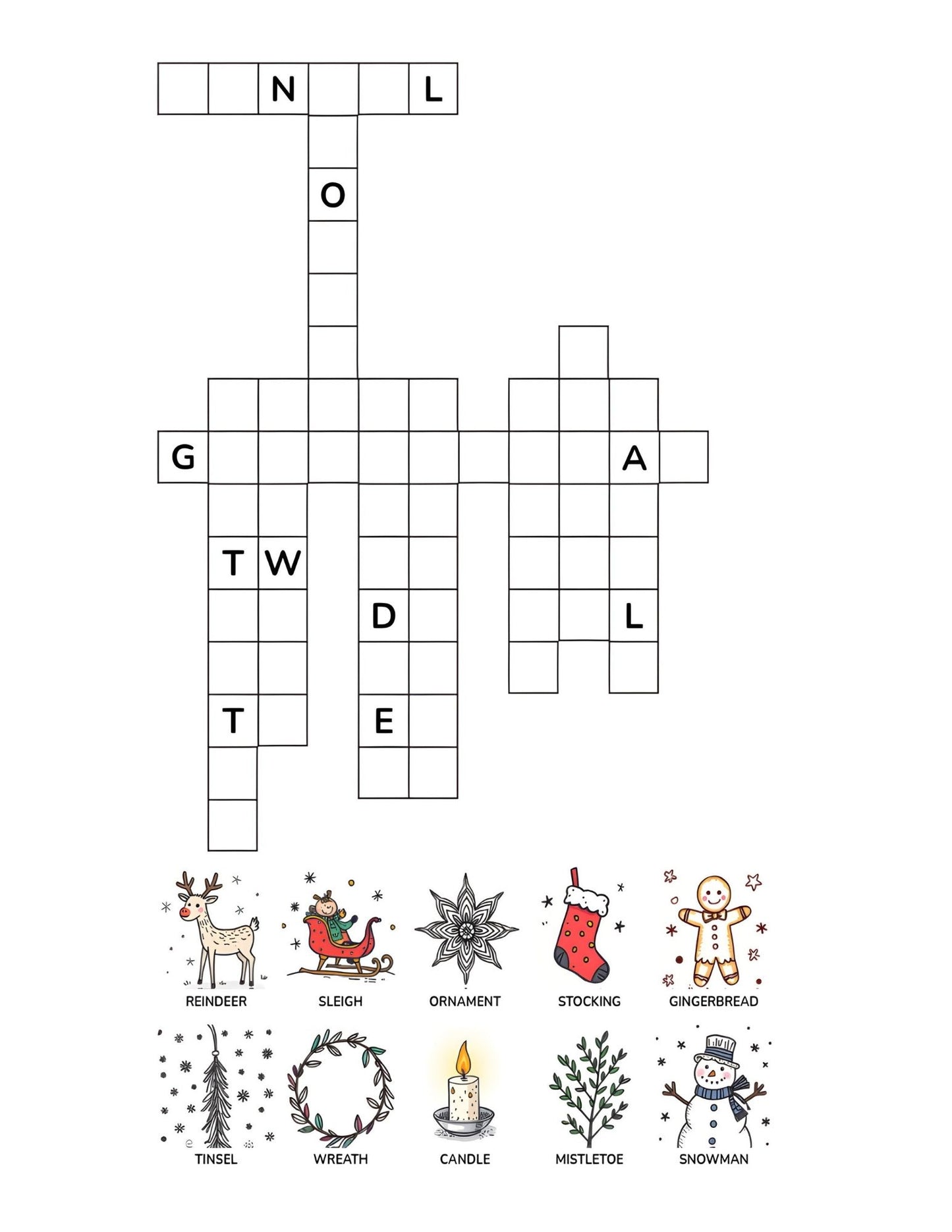 Seasonal Fun Crossword Collection  Celebrate Holidays and Seasons with Engaging Word Puzzles 25+ crossword puzzles Large, easy-to-read layout (8.5 x 11 inches)